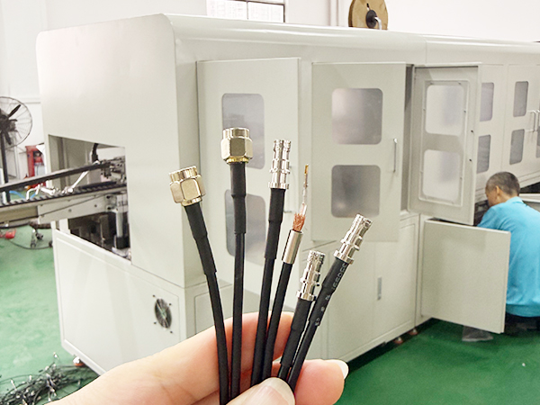 Antenna assembly production line